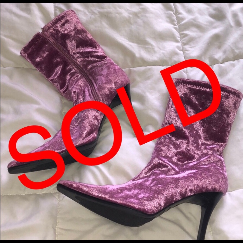 Velvet Pink Heels